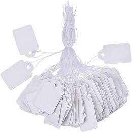 SF Blank White Price Tags Paper Marking Tags Jewelry Clothing